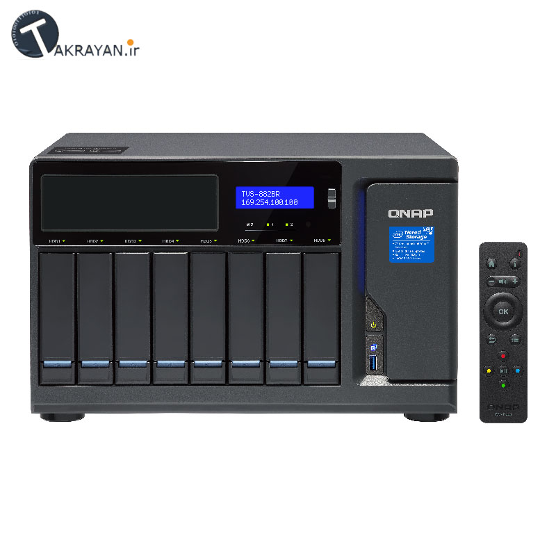 QNAP TVS-882BR  Nas - Diskless